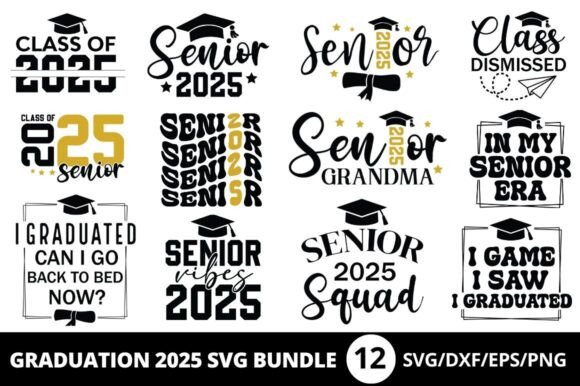 2025 Graduation SVG Bundle: A Must-Have for Creative Graphics