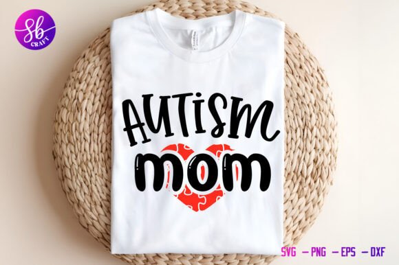 Autism Mom SVG Graphics for Awareness Crafts