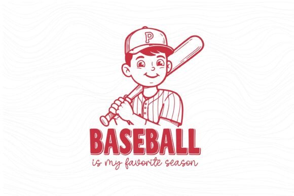 Baseball is My Favorite Season SVG PNG Graphics for Crafts