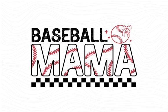 Baseball Mama Vintage Graphics for Crafts