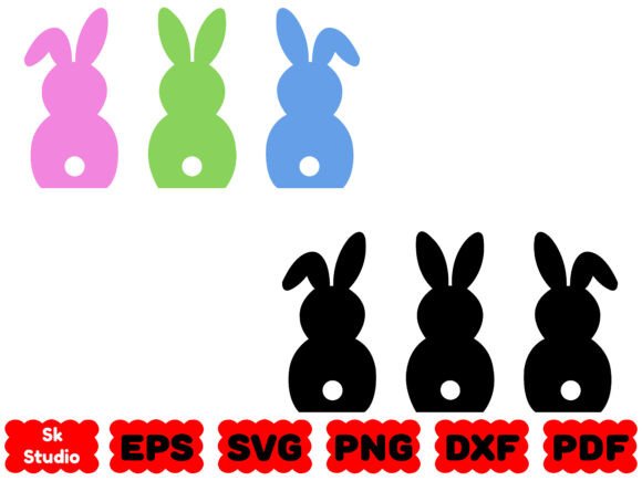 Easter Bunnies SVG: Graphics & Crafts Asset Review