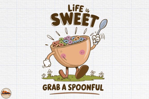 Life is Sweet Grab a Spoonful: A Versatile Graphics Asset for Crafts