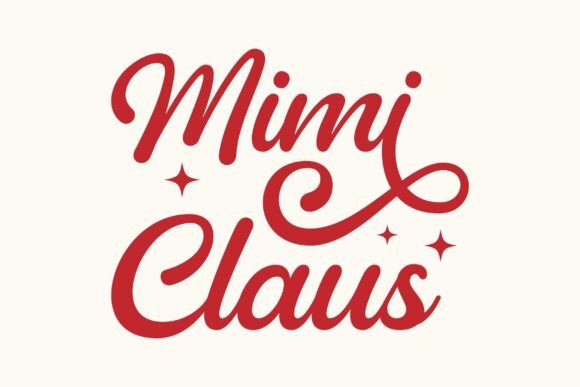 Mimi Claus Retro SVG Cut File for Creative Crafts & Graphics