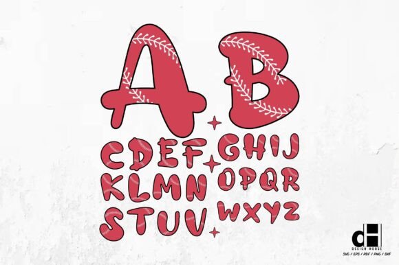 Review: Doodle Baseball Alphabet- SVG PNG for Graphics and Crafts