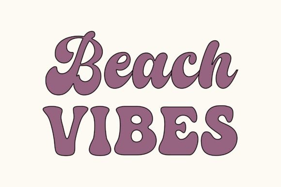 Review: Groovy Beach Vibes SVG for Graphics and Crafts